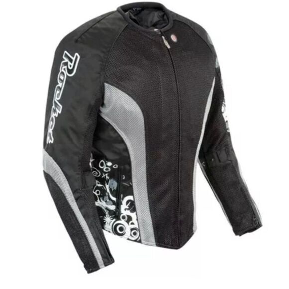 JOE ROCKET Cleo MESH Lightweight MOTORCYCLE Black Jacket Womens XS Liner & Pads - Picture 1 of 16